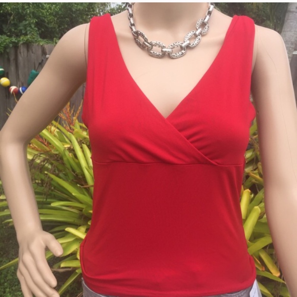 Express Red Tank Top